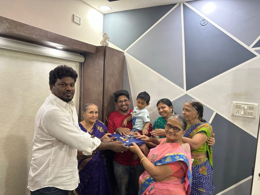 key handover with family